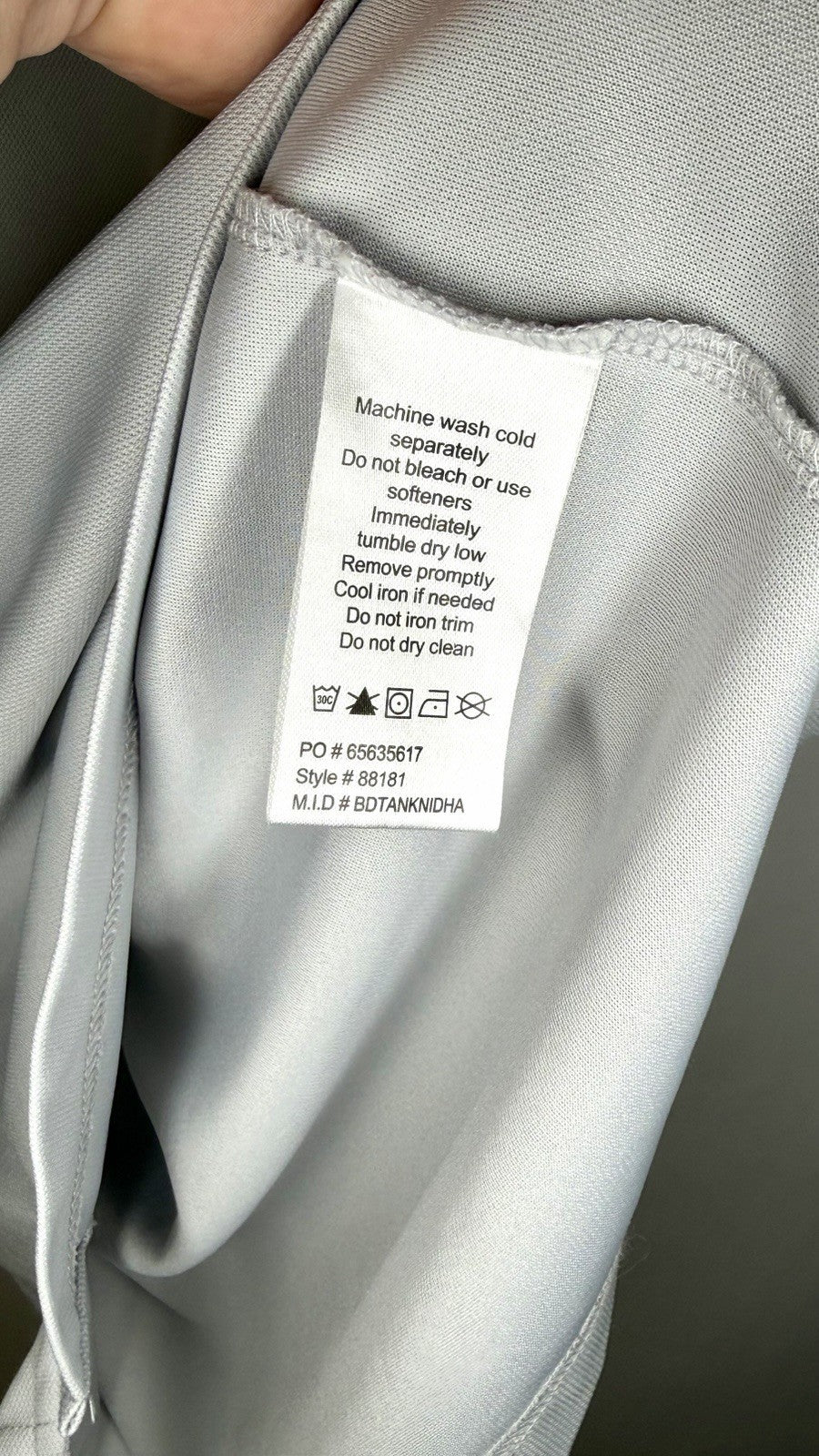Core365 Grey Polo Embroidered With South Carolina Palmetto Tree MenSize Medium