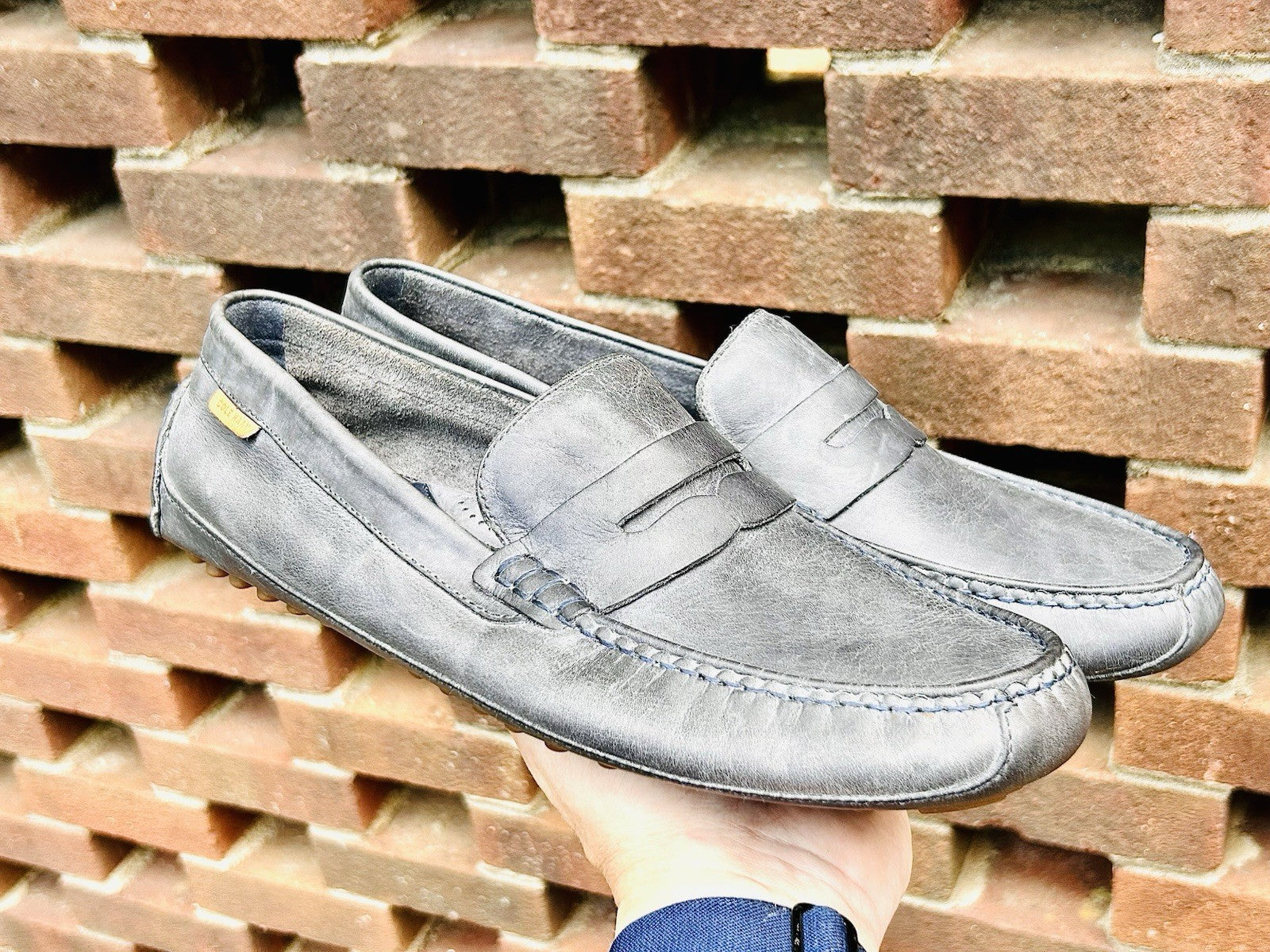 Cole Haan Coburn Penny Washed Loafers /Indigo Blue/ Men’s Size 11.5/ $170 Retail