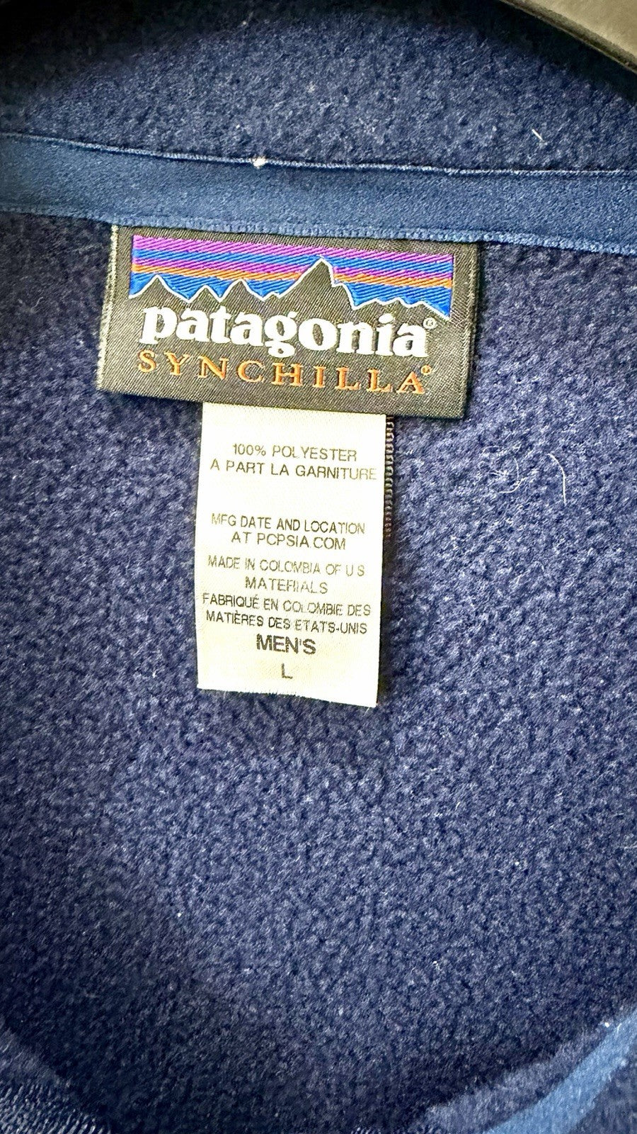 Patagonia Men’s Simple Synchilla® Full Zip Fleece Jacket