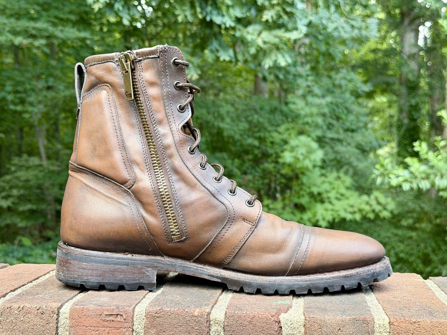 Thursday Boot Co Casa Moto Anejo Leather Zip Boots Men’s 12.5 House Of Friends