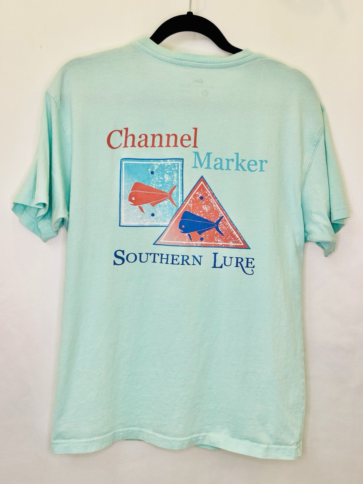 Southern Lure “Channel Marker” Graphic Tshirt - Size Medium - Mint Green