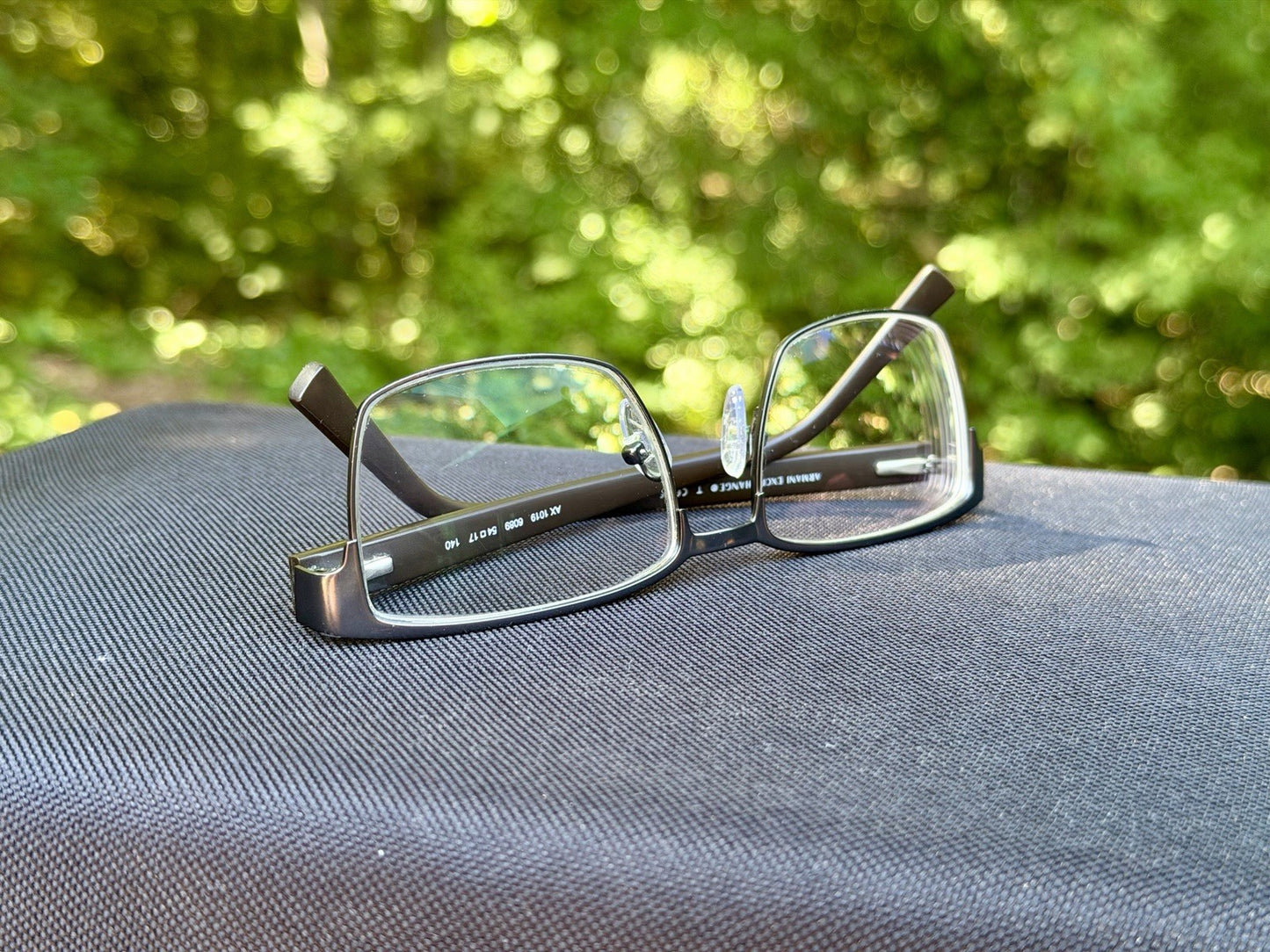Armani Exchange AX1019 6001 Matte Brown Eyeglasses Frames Men's 54/17 140 A|X