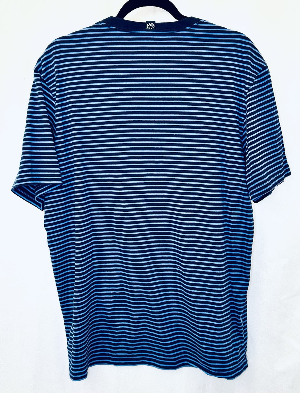 Southern Tide Men’s Stripe Skipjack S/S Tee True Navy Size Large MSRP $44.00