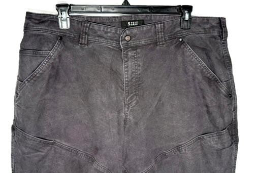 5.11 Tactical Mens Pants 42x30 Gray Canvas Utility Cargo Workwear Outdoor