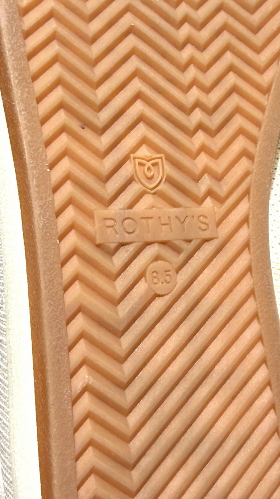 Rothy’s The Lace Up Blonde Sneakers Women's Size 8.5