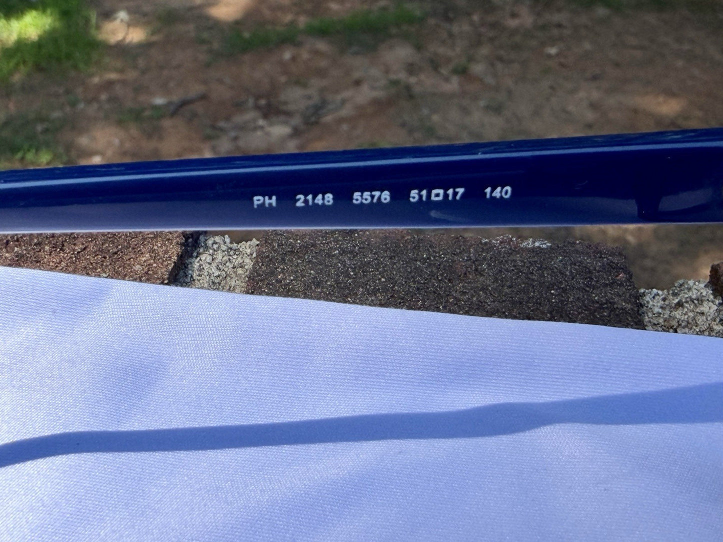 Polo Ralph Lauren PH 2148 5576 Navy Blue Clear Eyeglasses Frames 51-17 140