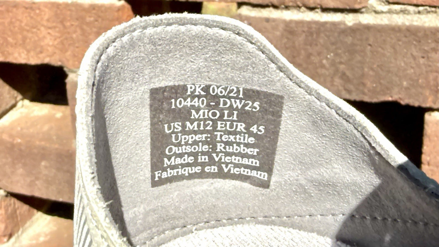 Olukai Mio Li Convertible Mesh Sneaker - Mist Grey/Poi - Men’s 12 - Retail $130