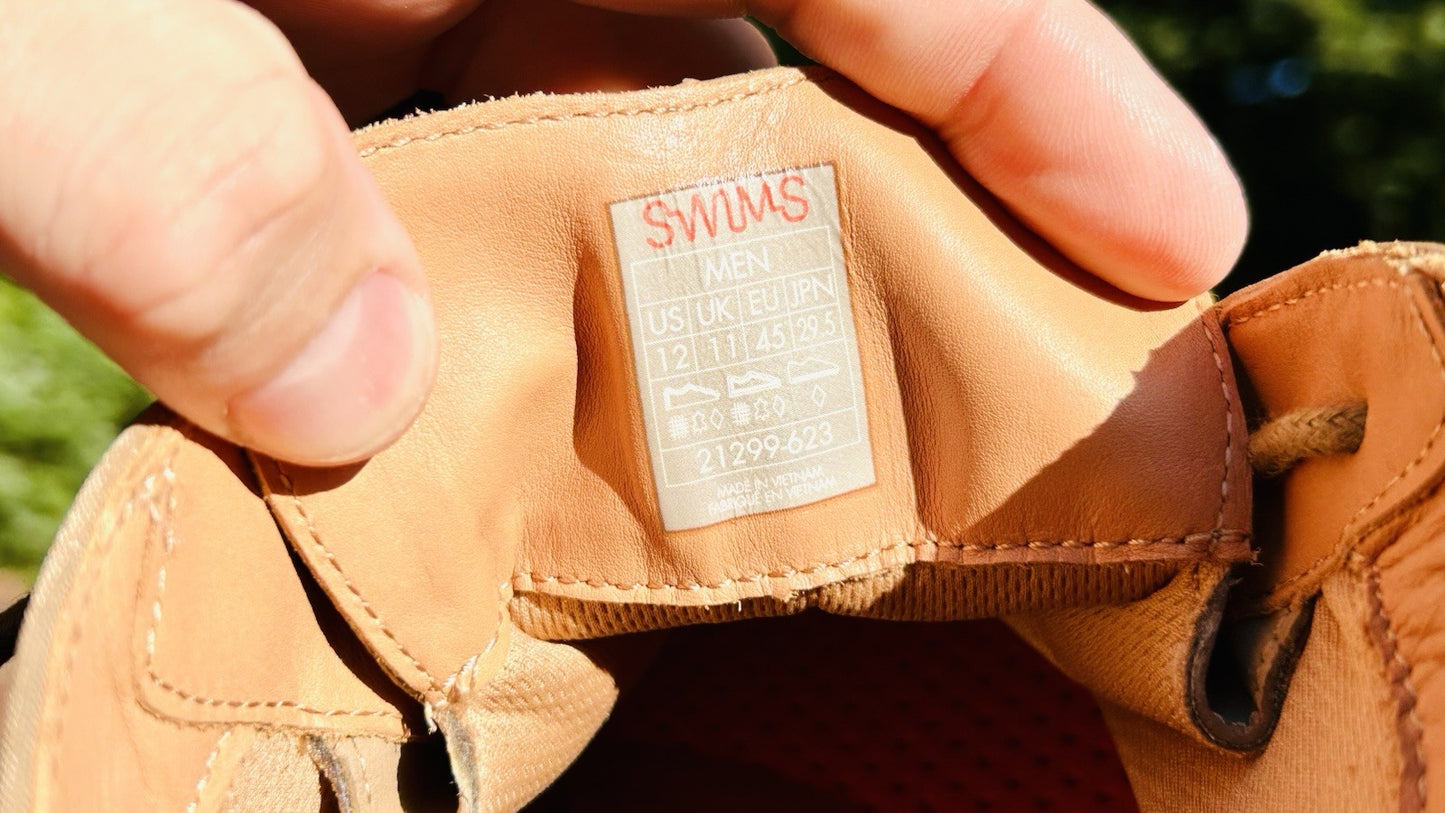 NIB Swims Motion Chukka/ Mens Size 12 / GAUCHO & SUPER LEMON / Waterproof