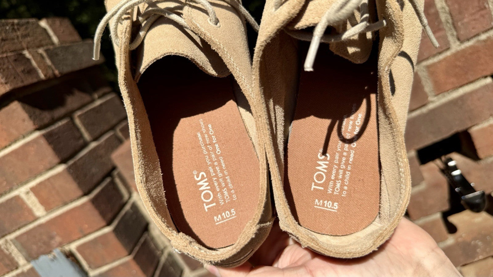 Toms’s Hensley / Size 10.5 / Birch Nubuck /Lace Up / Casual / Career / Shoes