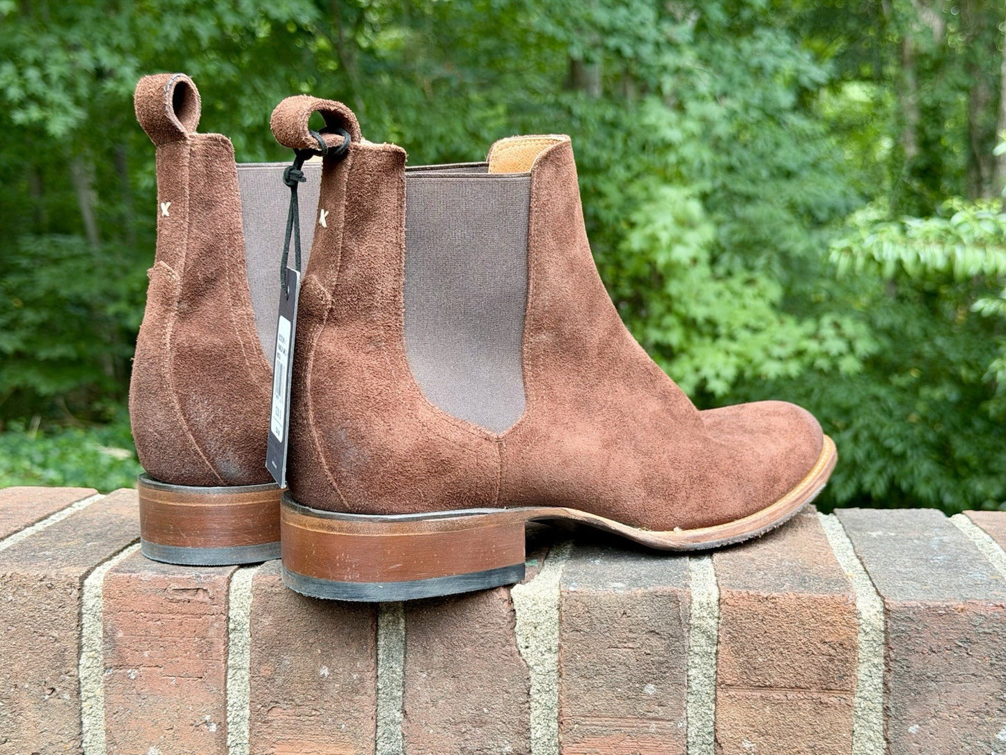 Cody James Black 1978 Franklin Chelsea Boots Mocha Suede Men 12D NWT $245 Retail
