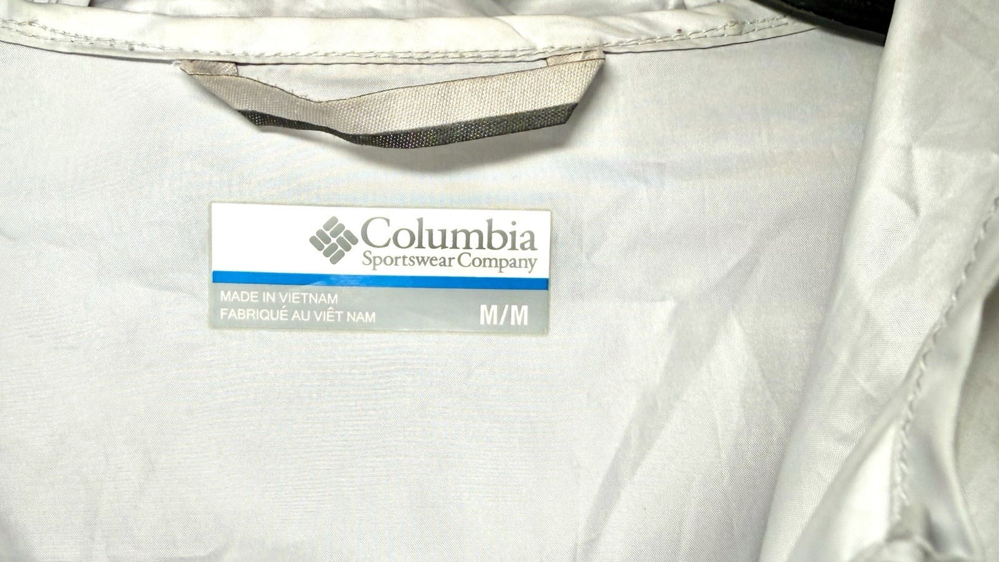 Columbia Terminal Spray PFG Grey Windbreaker Lightweight Jacket Men's Medium