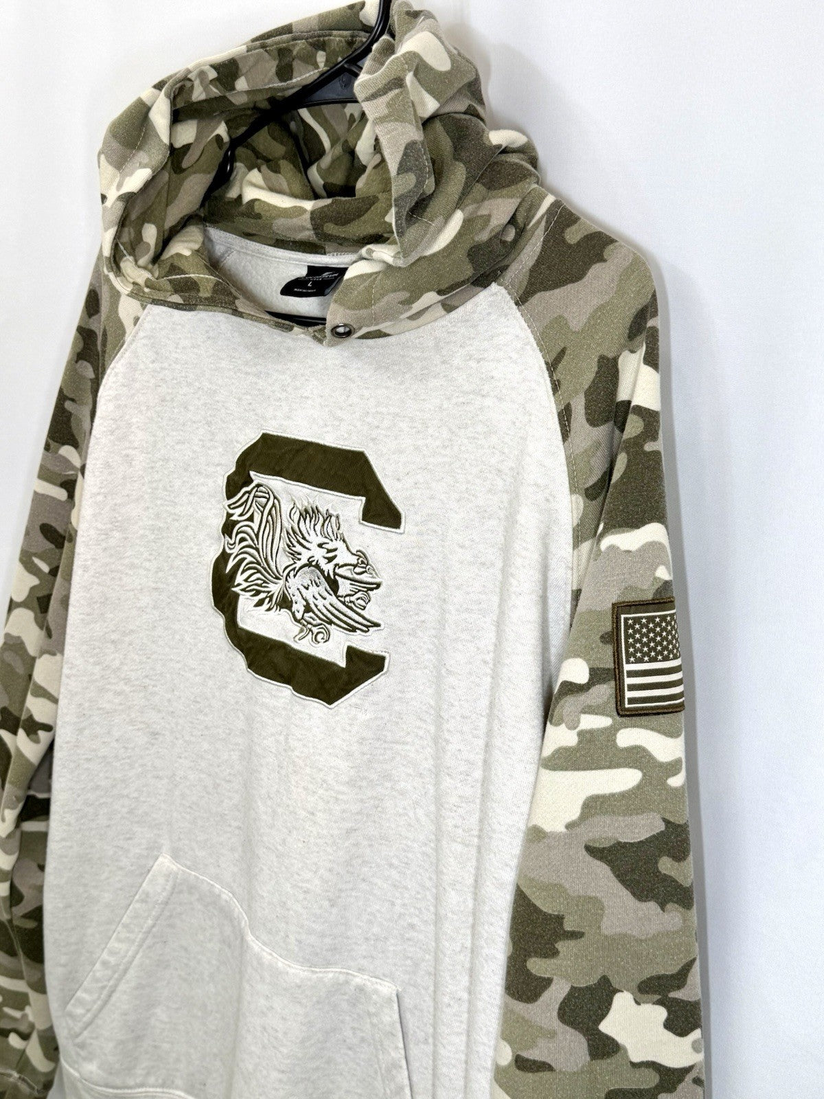 Colosseum South Carolina Gamecocks OHT Camo Hoodie Men’s Large Military Apparel