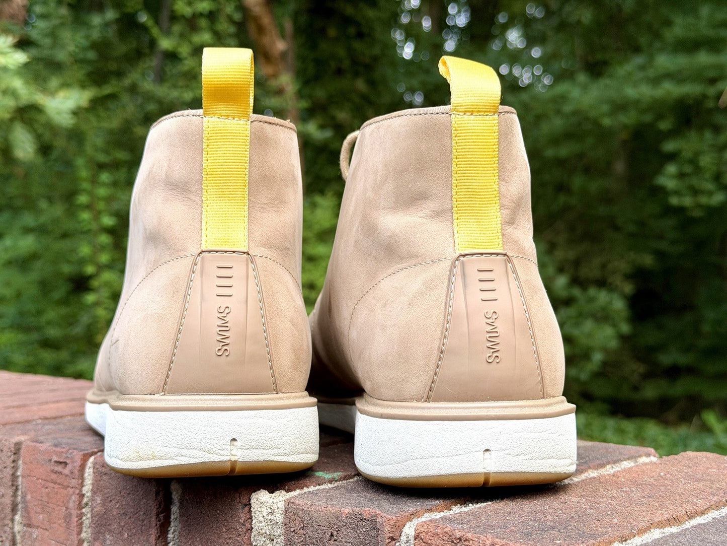 SWIMS Men Motion Chukka Waterproof Boot Size 12 Tan Beige - Worn Once - $250 New