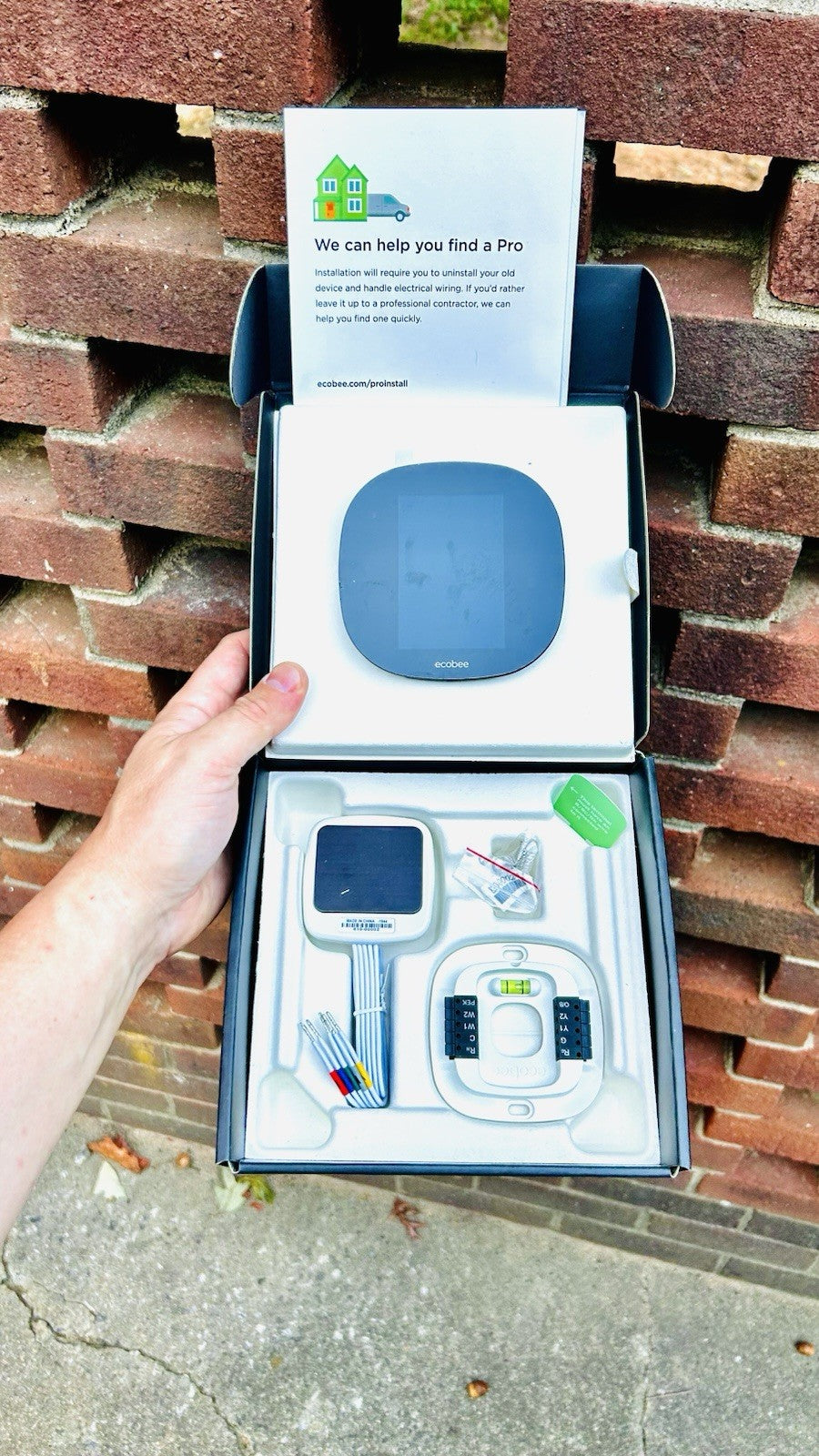 New In Box ecobee3 lite Smart Thermostat - Black (EB-STATE3LT-02)