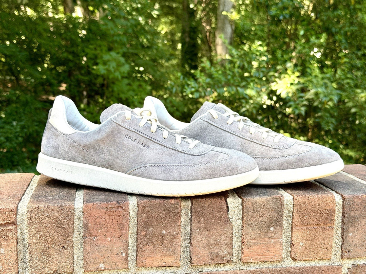 Cole Haan GrandPro Turf Suede Sneakers Ironstone Grey Men's Size 11.5 NIB C30561