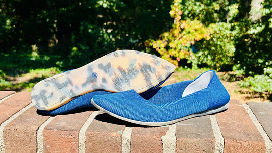 NWOT Rothy’s The Point Women’s Flat Slip On Shoes Deep Ocean Blue Size 8