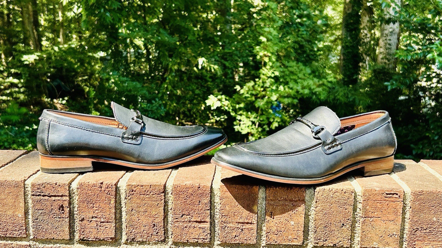 NWT TOMMY HILFIGER Senner Oxford / Black / Men’s Size 10 / Easy Slip-On