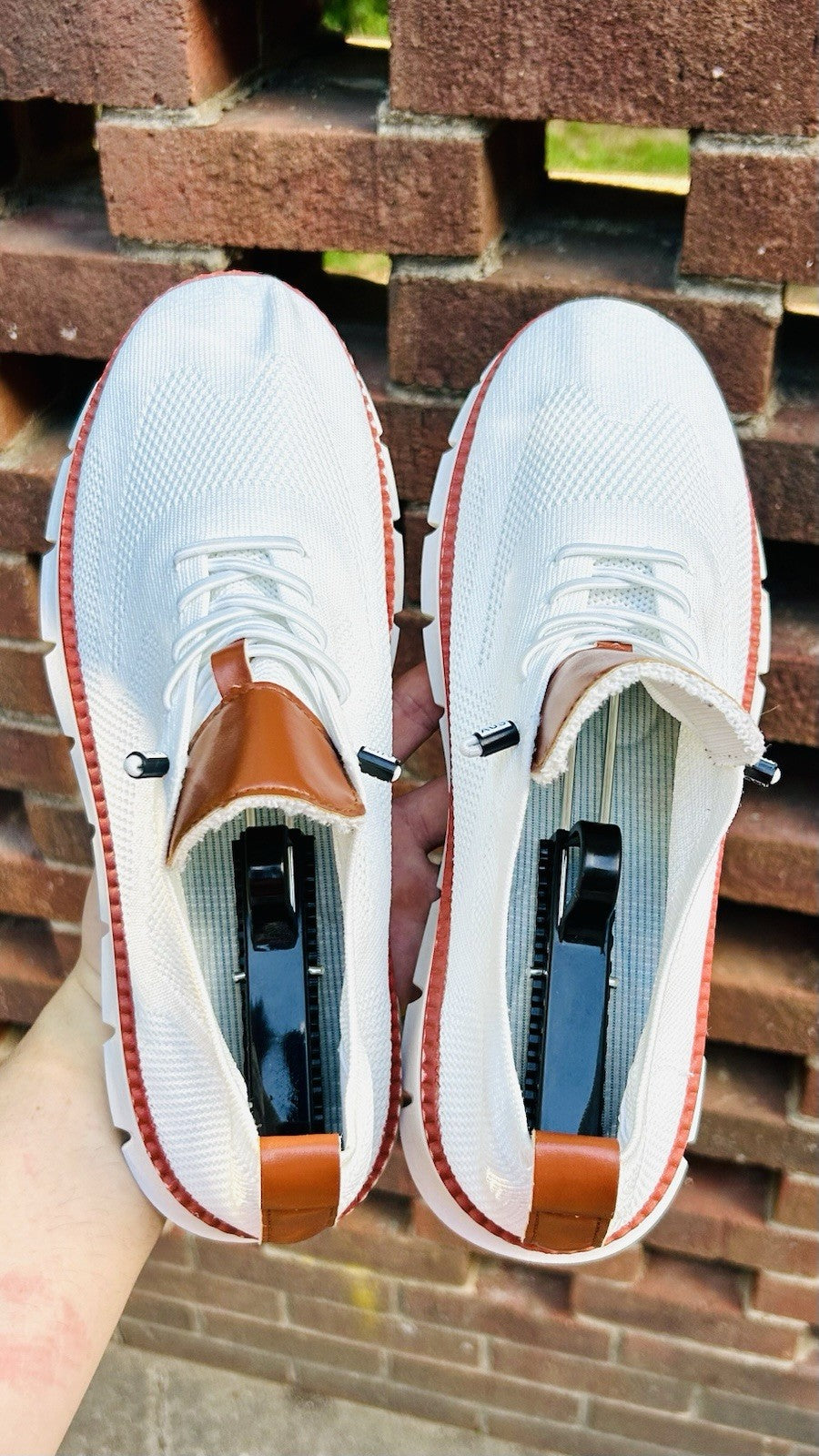 Unbranded Size US 12 / EU 45 Casual Walking Shoes Light Breathable / White Mesh