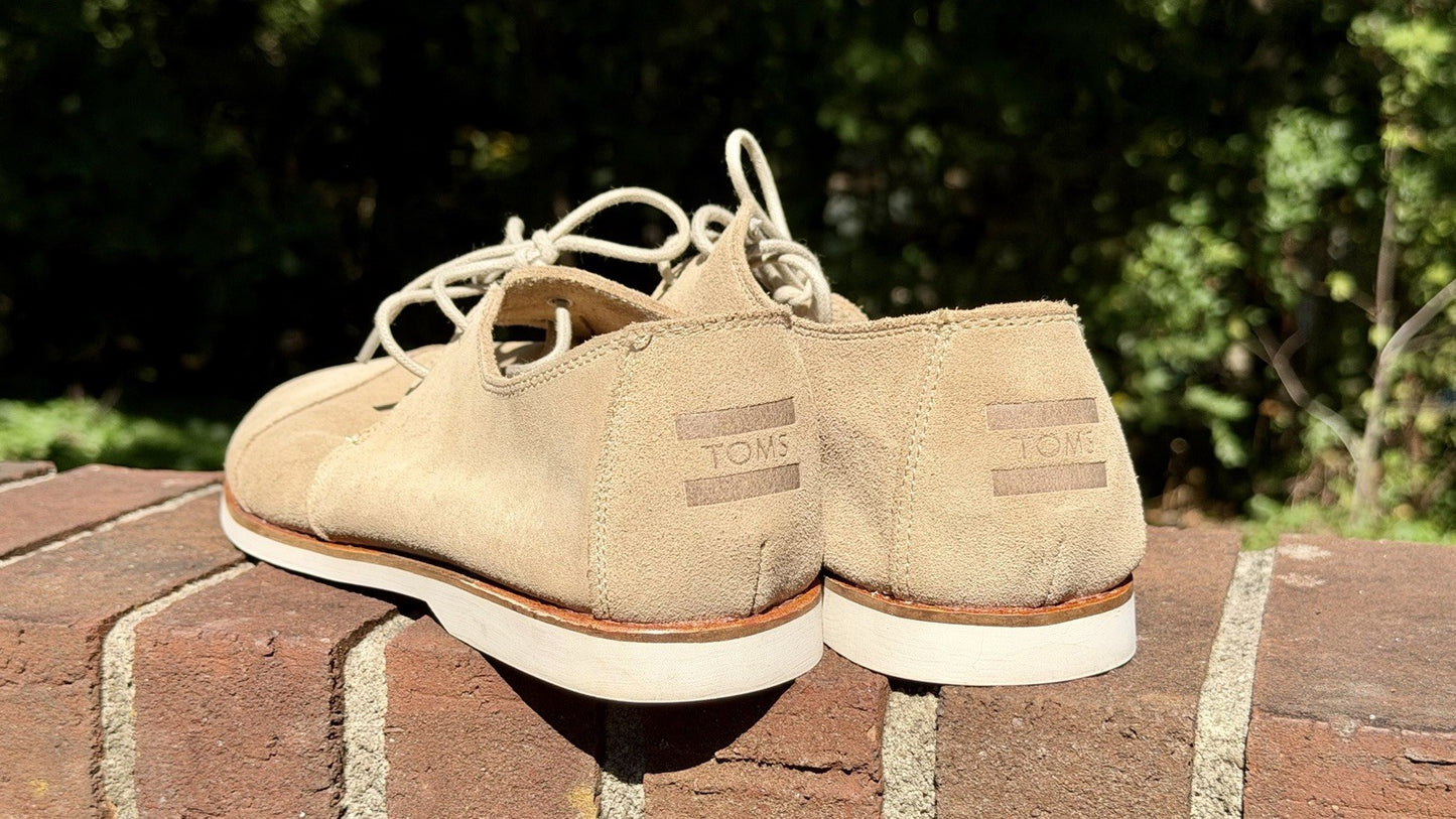 Toms’s Hensley / Size 10.5 / Birch Nubuck /Lace Up / Casual / Career / Shoes