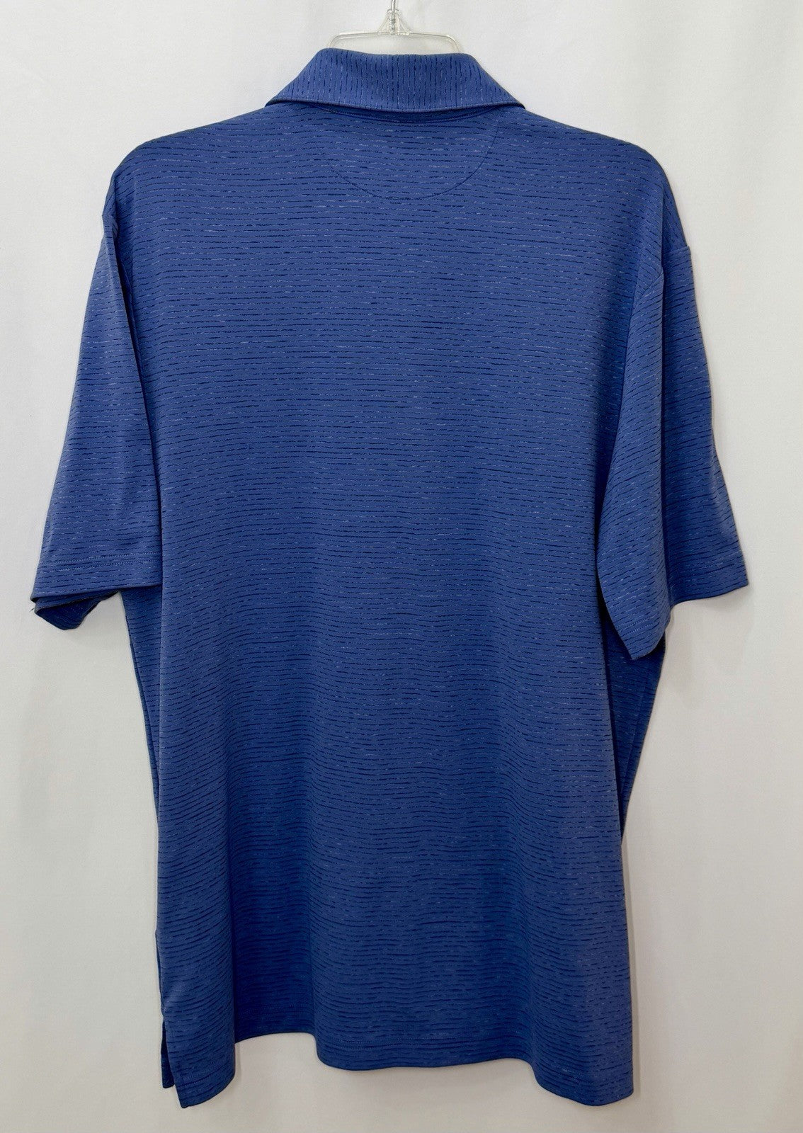 ASHWORTH EZ-TECH Mens M Blue Luxury Cotton Polo Shirt CAPE NEDDICK COUNTRY CLUB