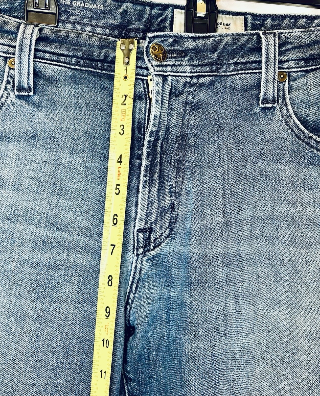 AG Adriano Goldschmied The Graduate Tailored Leg Medium Wash Mens 34 (34x30)