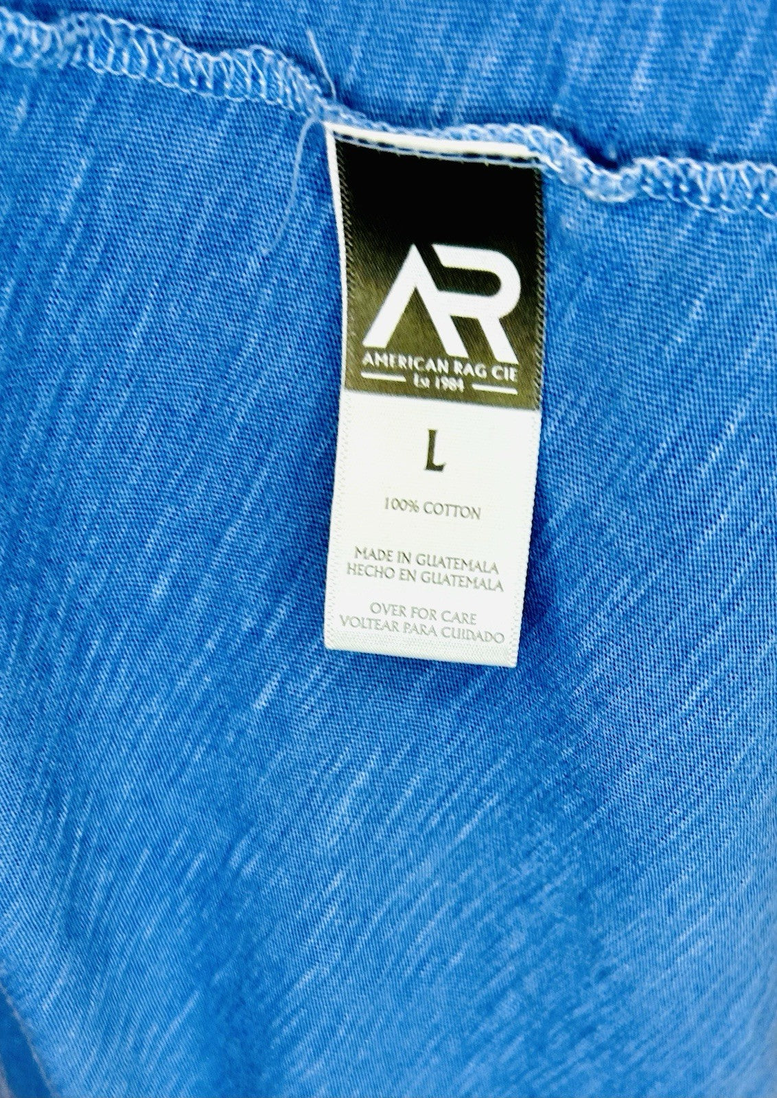 American Rag Cie | Sun Washed Polo Shirt | The Summit | Blue | Men’s Large