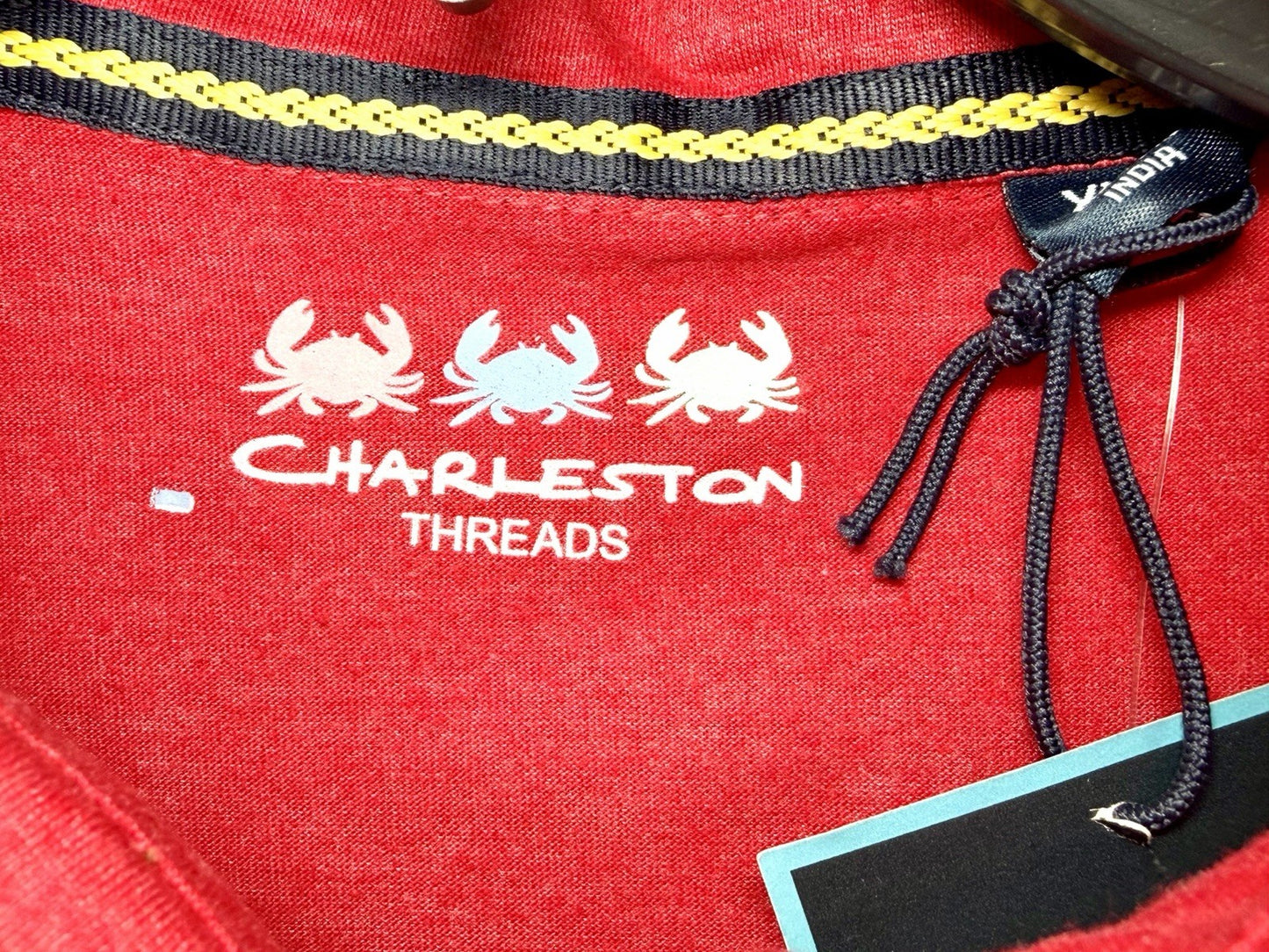 Charleston Threads Men Polo Shirt Size XXL 2XL Pink Coral Heathered NWT Pocket
