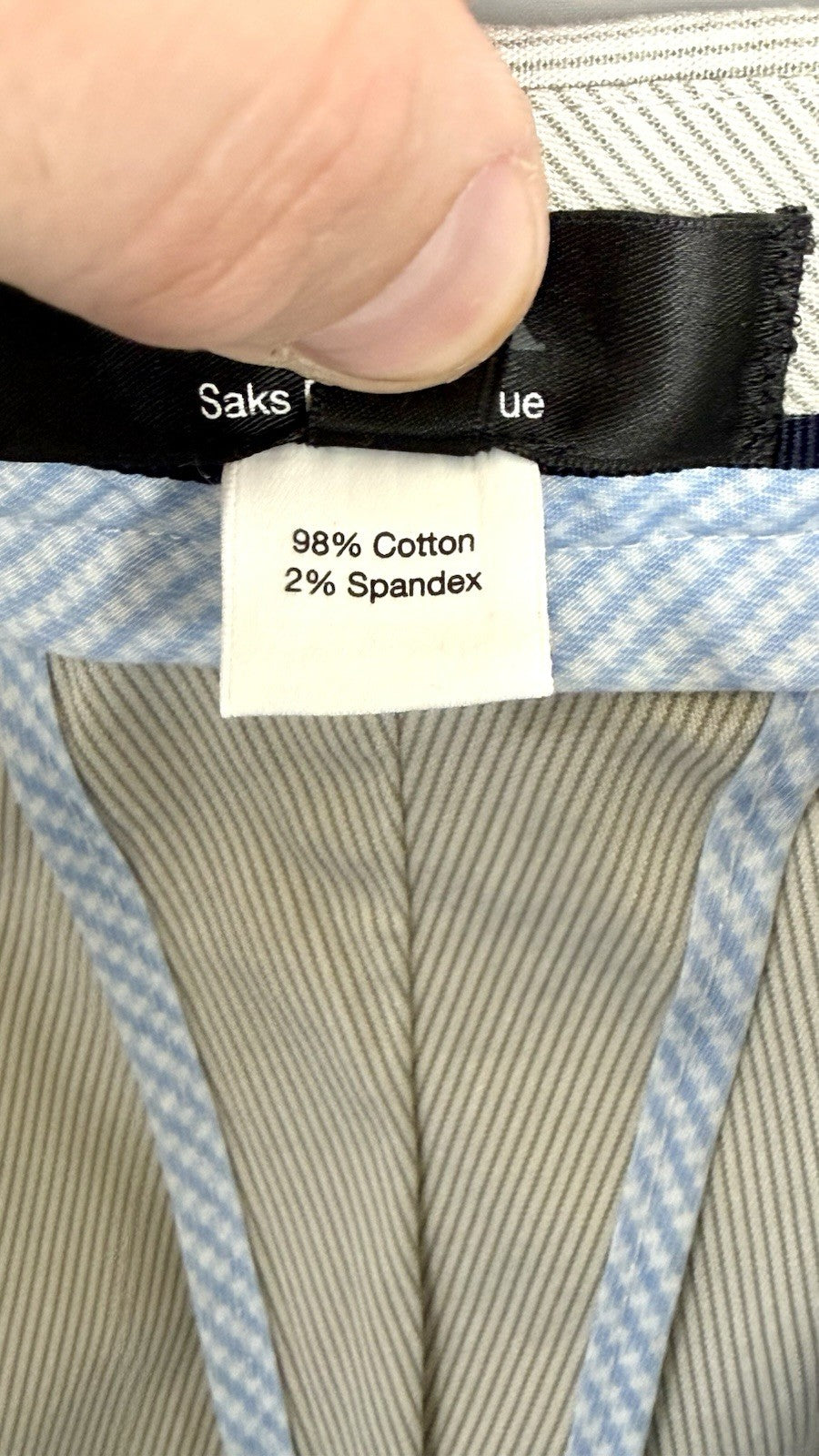 Saks 5th Ave Black Label Kent Tech Pants Size W36 (36x32)