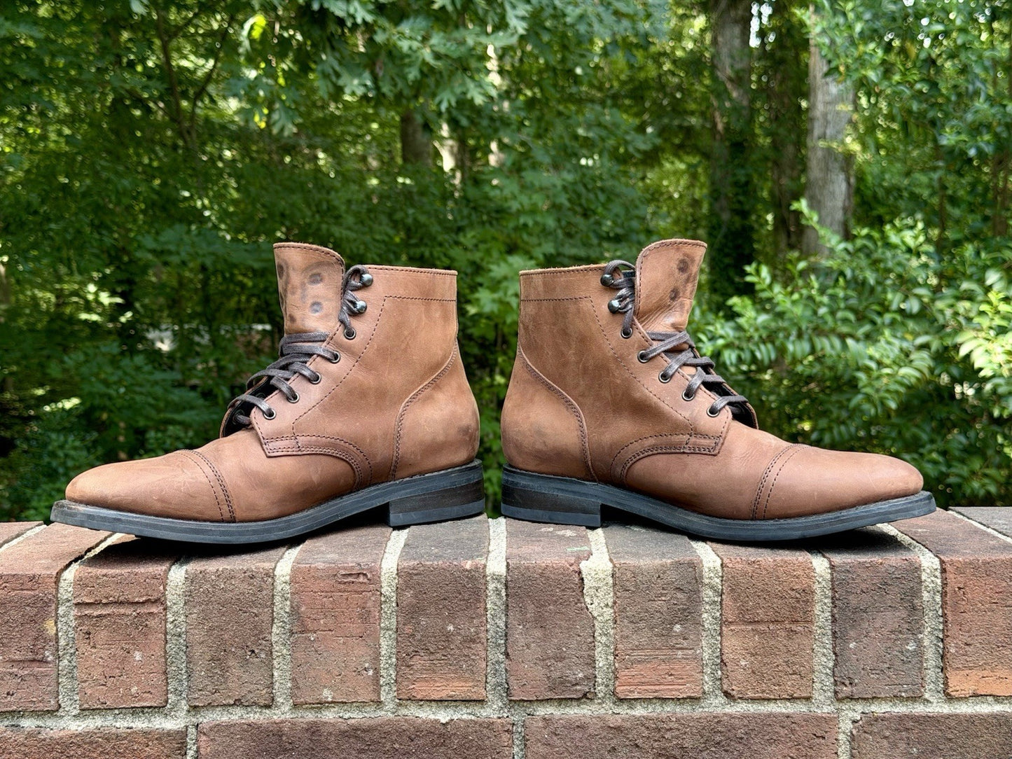 Thursday Boot Co Captain Terracotta Leather Cap Toe Mens Boots Size 11.5