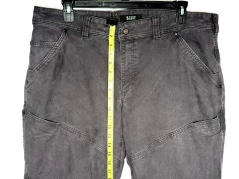 5.11 Tactical Mens Pants 42x30 Gray Canvas Utility Cargo Workwear Outdoor