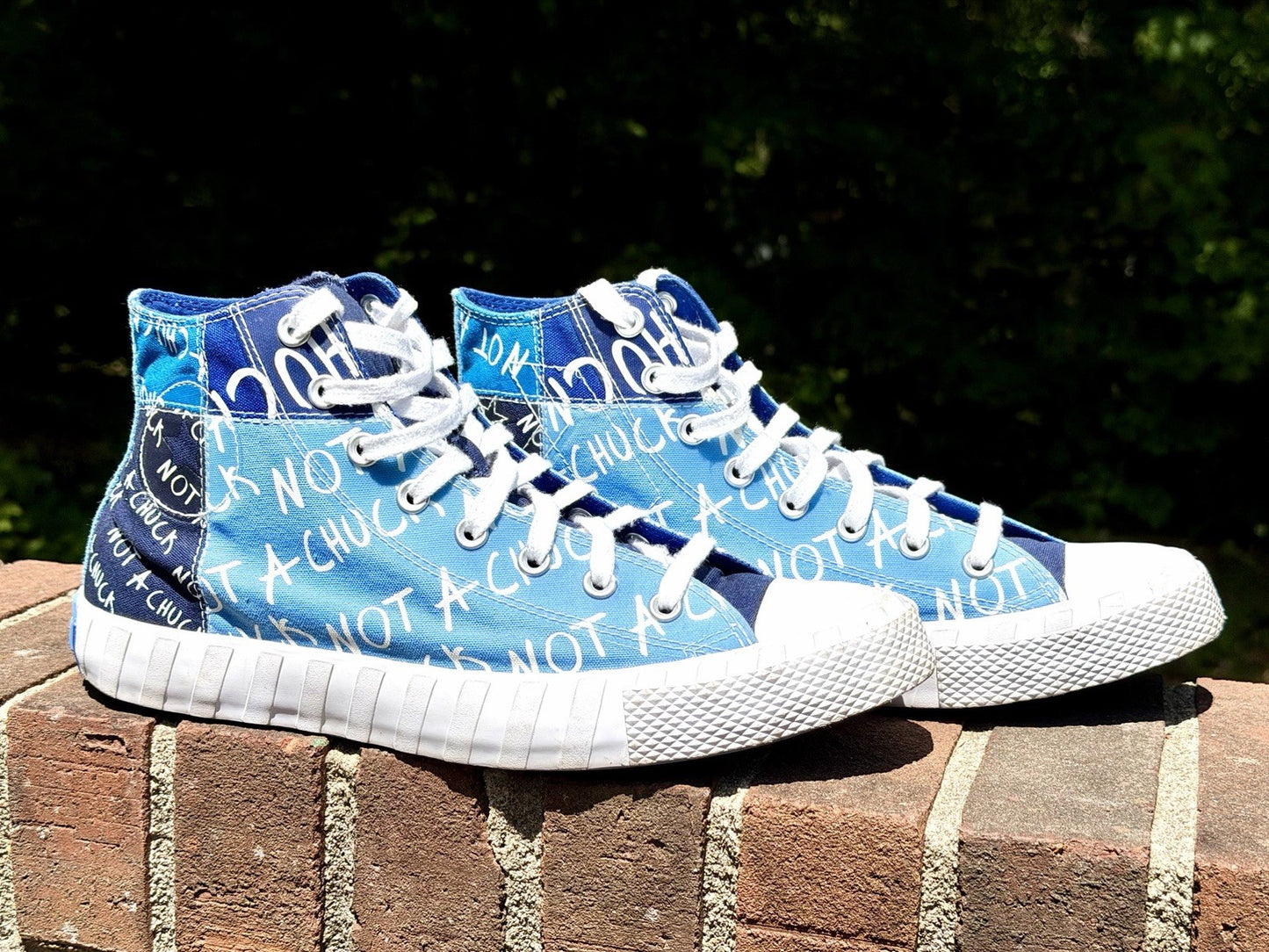 Converse UNT1TL3D Hi "Not A Chuck" University Blue Patchwork Men's Size 11.5