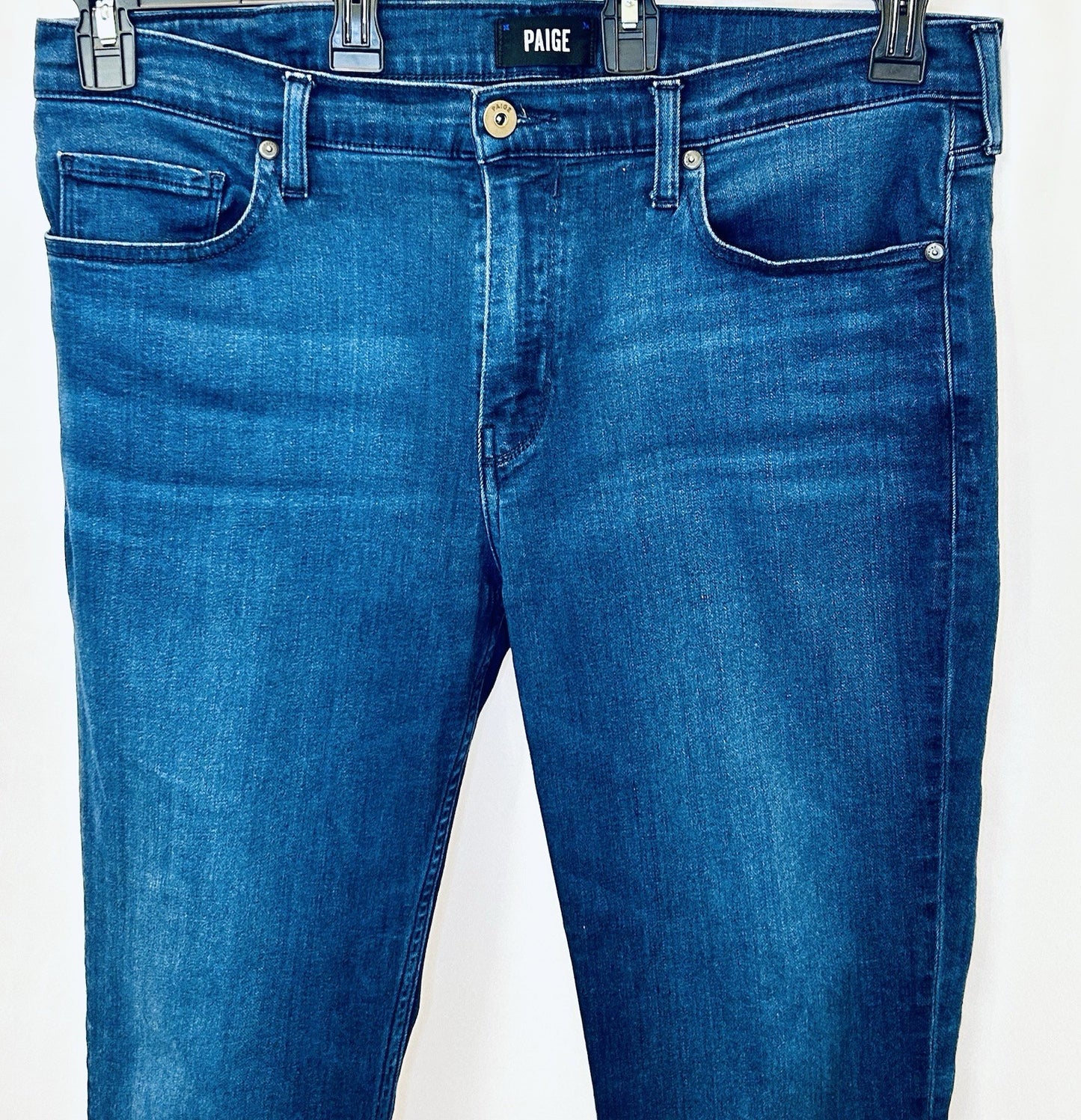 Paige Normandie Denim Jeans Straight Leg Dark Wash Mens Size 36 (36x30) $209 New