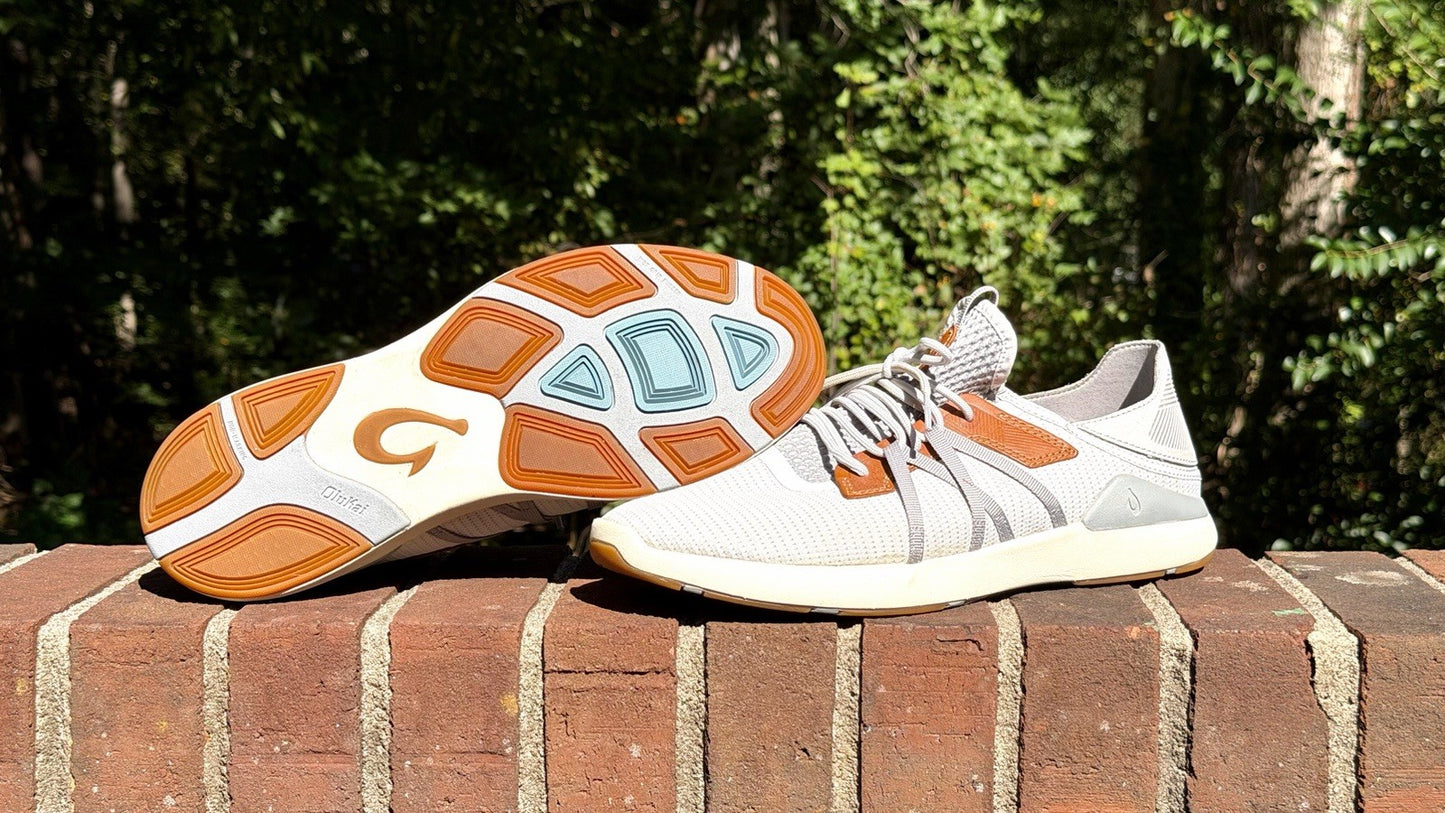 Olukai Mio Li Convertible Mesh Sneaker - Mist Grey/Poi - Men’s 12 - Retail $130