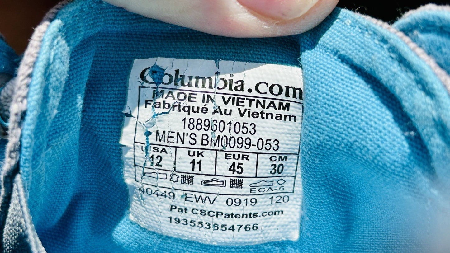 Columbia Bahama Vent Loco Relax III / Men’s Size 12 / Graphite - Pool / See Pics