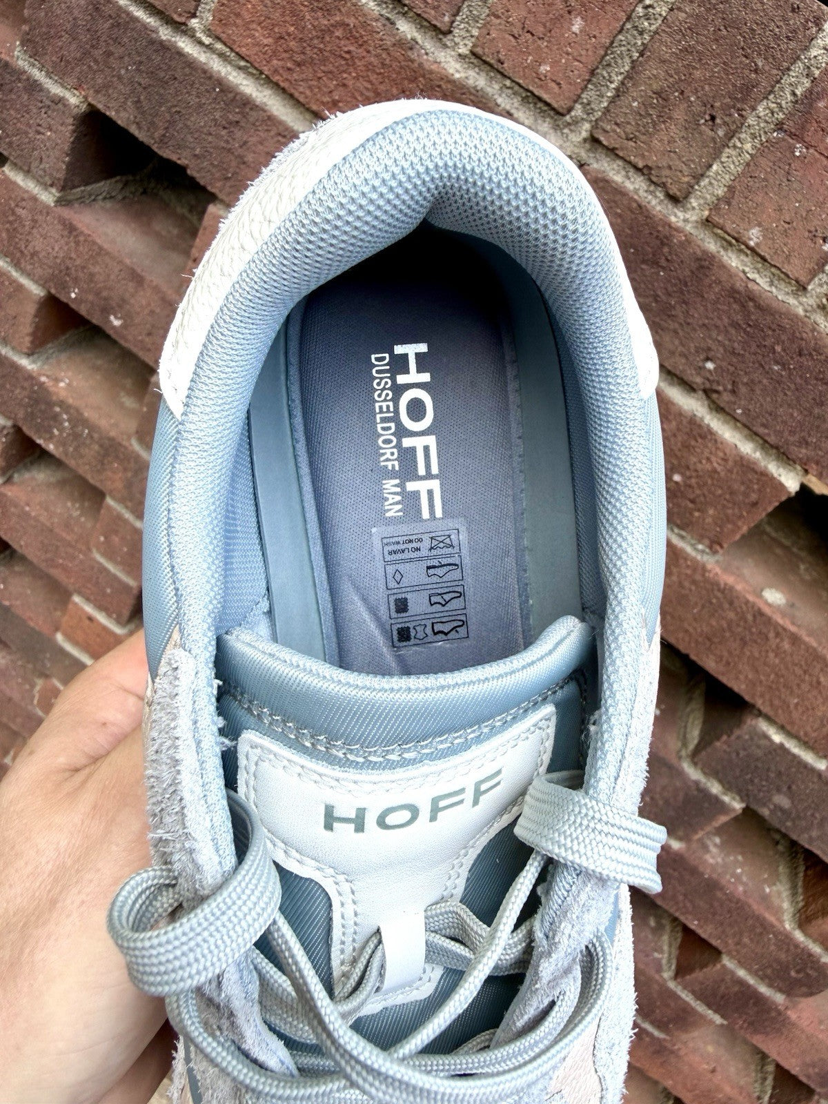 HOFF City Series Düsseldorf Men’s Size 12 Sneakers Grey Suede Worn Once $177 New