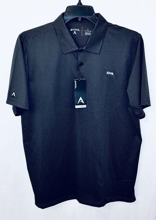 NWT Antigua Ellipse Polo / Carbon Black / Men’s Large / Performance /Lightweight