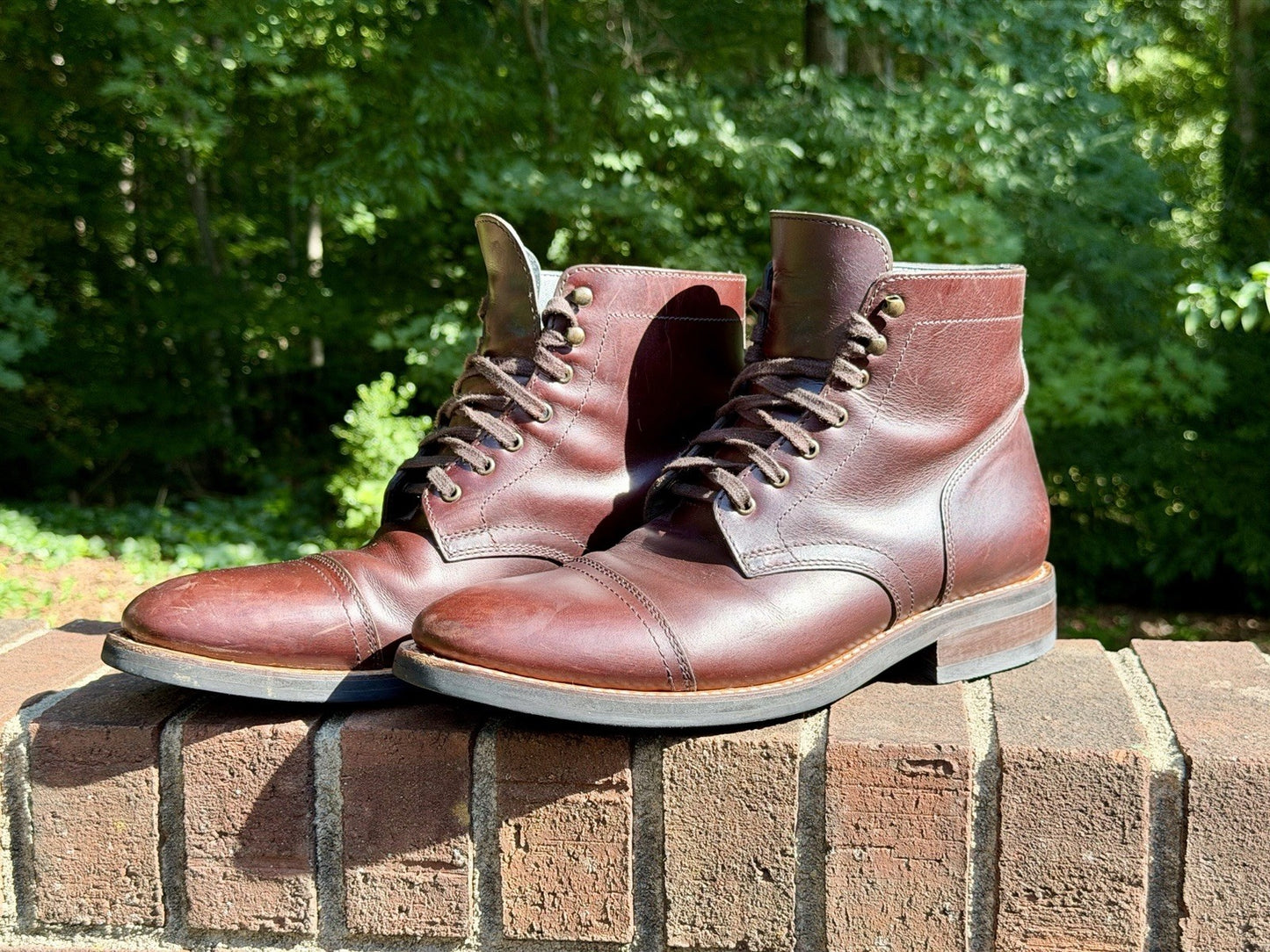 Thursday Boot Men's Captain Boots Classic Brown Size 11.5 Worn Twice!!