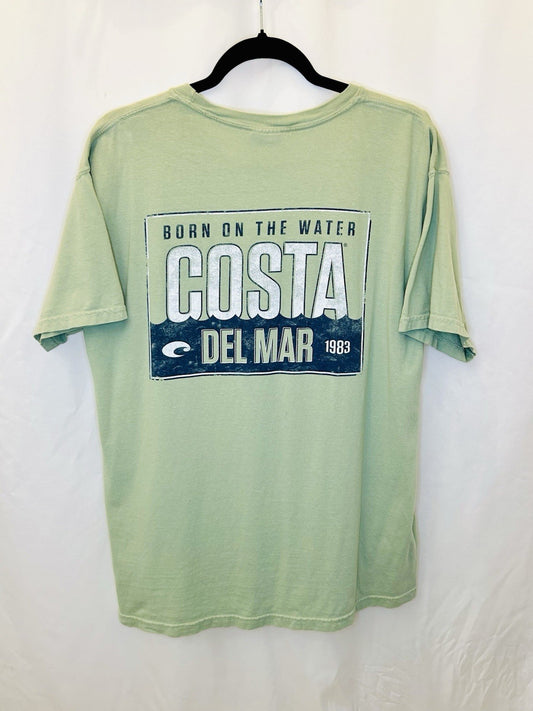 Costa Del Mar Men’s Arise Crew T-shirt - Bay - Men’s Large