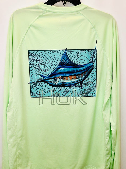 HUK Men's KC Pursuit Heavy Load UV Fishing Shirt Mens Large / Worn Once!!