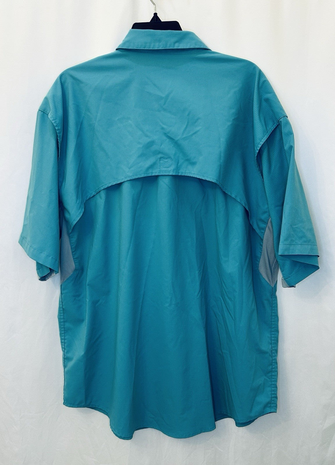 Reel Legends Mariner Shirt Men’s XL / Turquoise / Vented Short Sleeve / Fishing