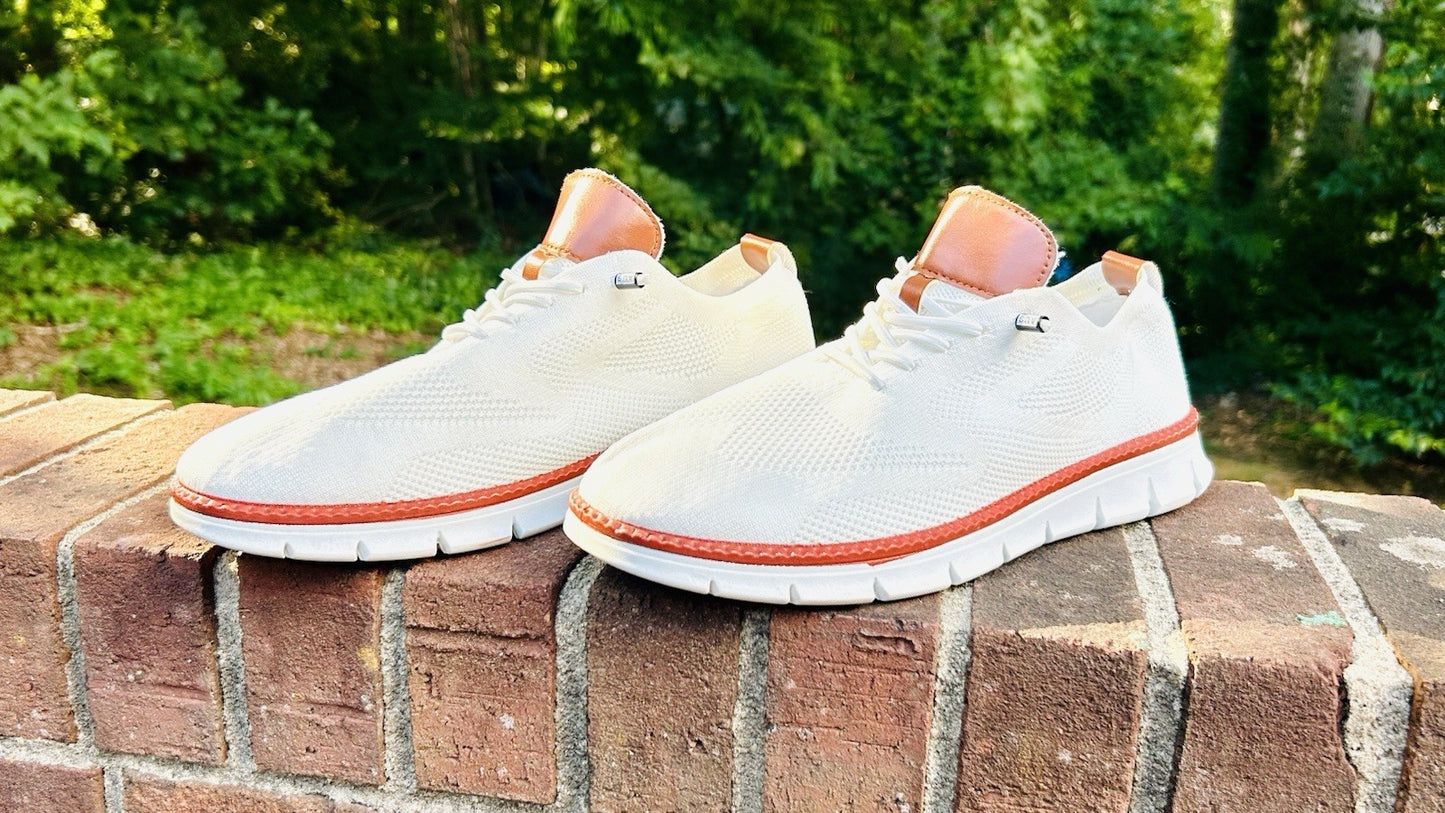 Unbranded Size US 12 / EU 45 Casual Walking Shoes Light Breathable / White Mesh