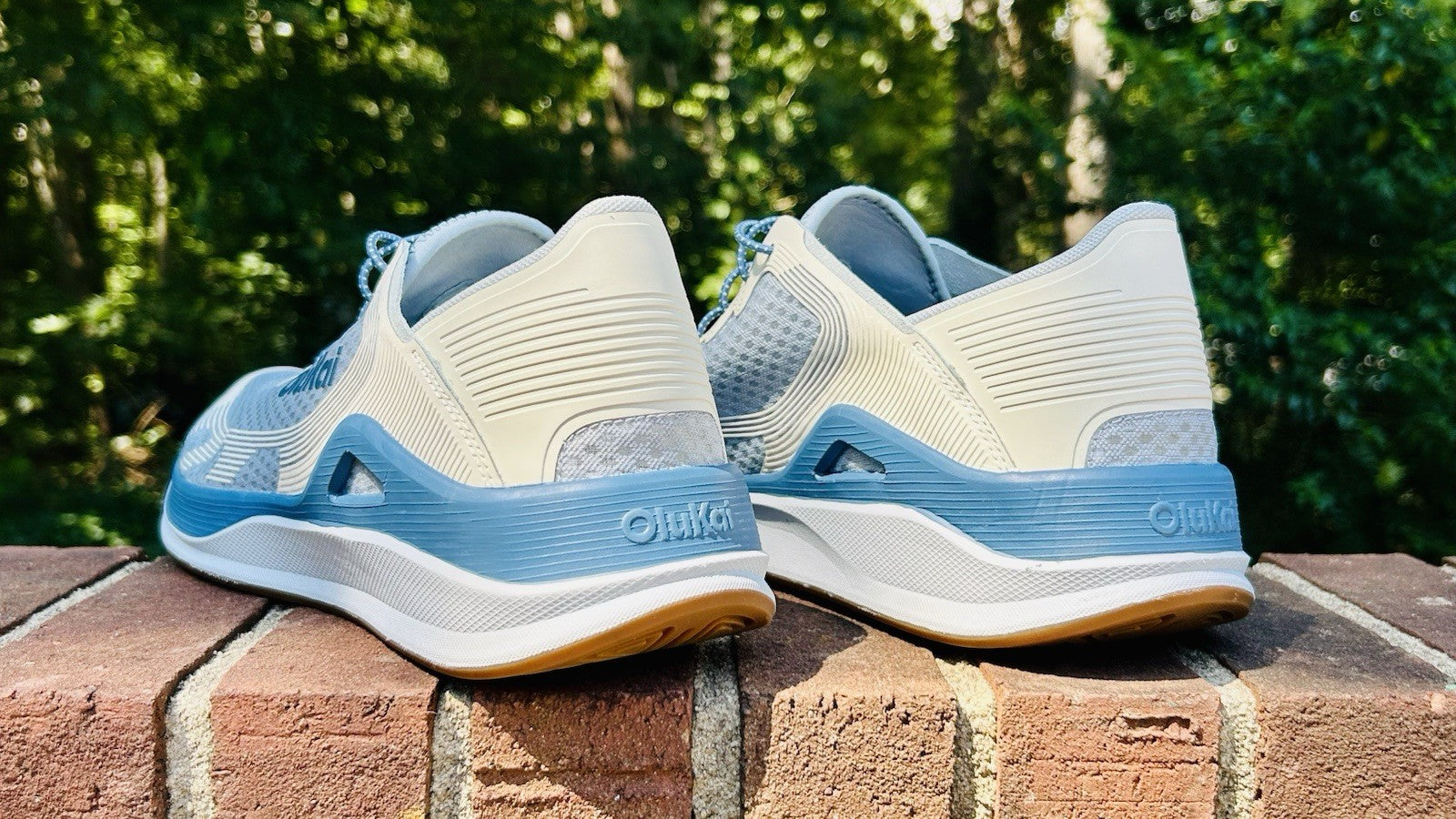 NWOT OLUKAI Men's Ahi Marine Shoe | Blue Pearl/White Sand | Size 14 | $150 New