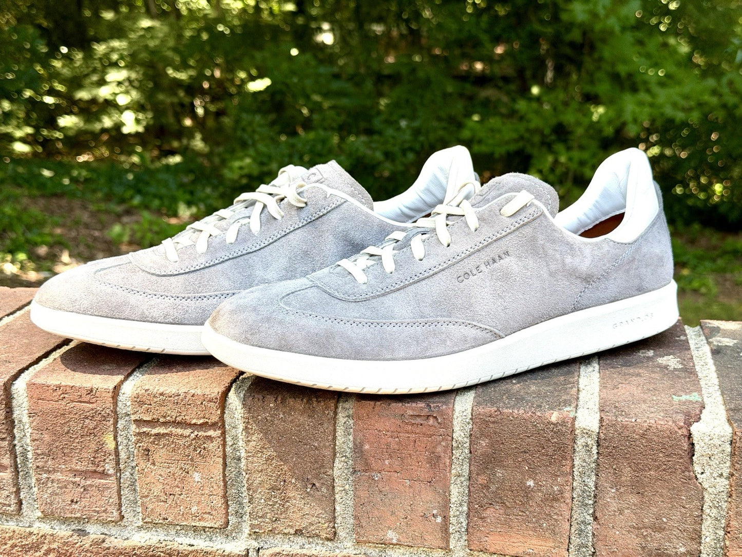 Cole Haan GrandPro Turf Suede Sneakers Ironstone Grey Men's Size 11.5 NIB C30561
