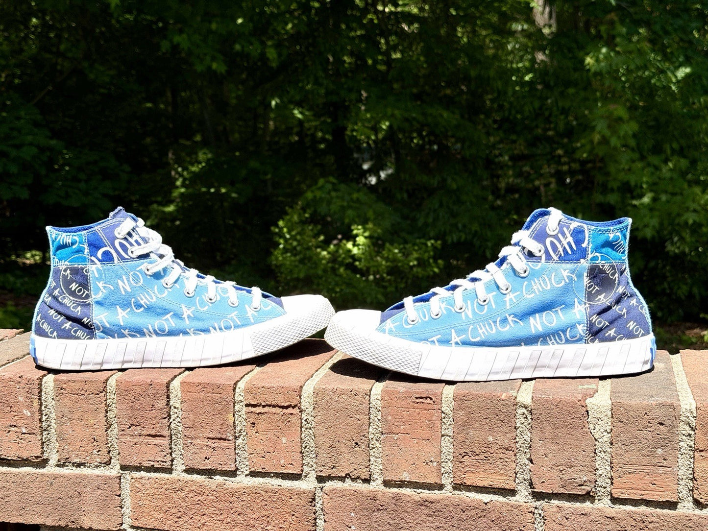 Converse UNT1TL3D Hi "Not A Chuck" University Blue Patchwork Men's Size 11.5