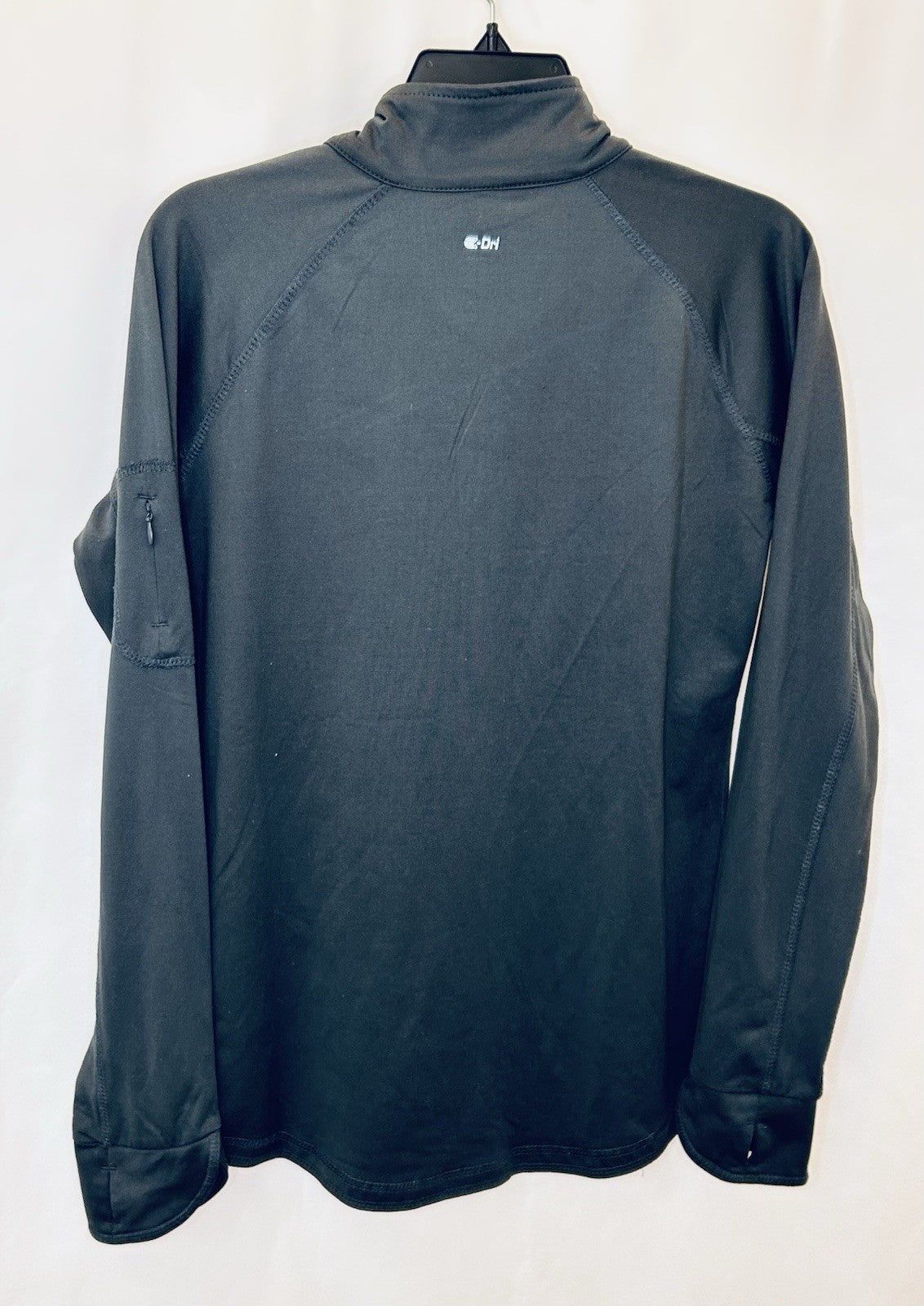 COLOSSEUM WOMEN Large Training Jogging C-DRI SHIRT 1/4 ZIP PULLOVER Grey L/S