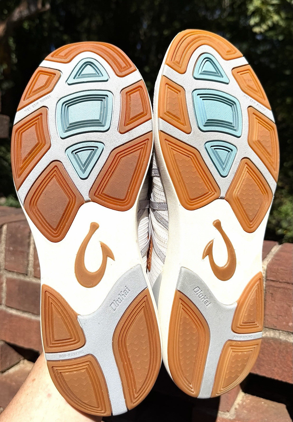 Olukai Mio Li Convertible Mesh Sneaker - Mist Grey/Poi - Men’s 12 - Retail $130