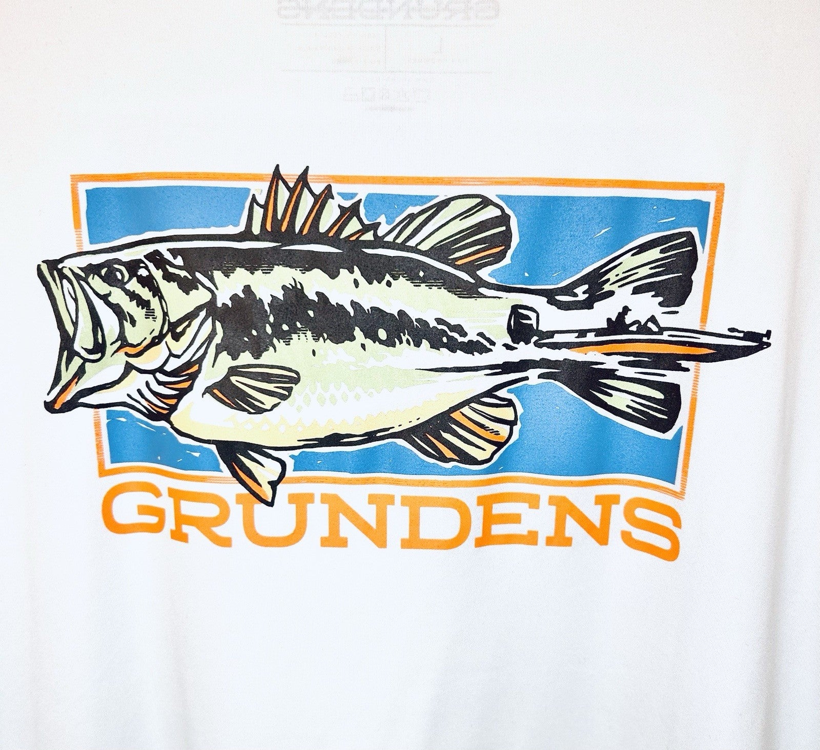 GRUNDENS OFF TO THE RACES SS TECH TEE | MEN’S LARGE | WORN ONCE