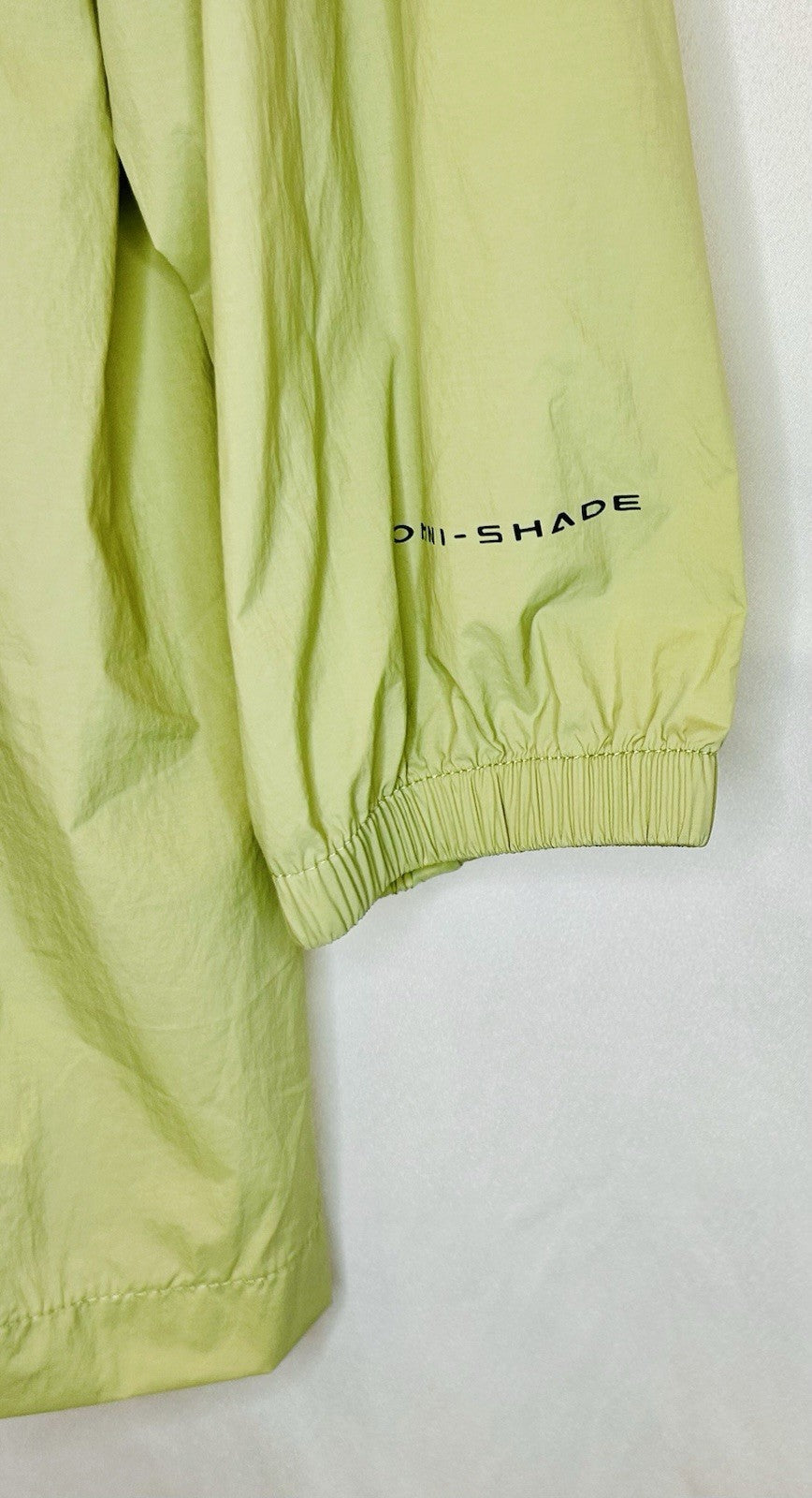 NWT Columbia Women's Medium Light Green Omni-Tech Breathable Jacket / Retail $90