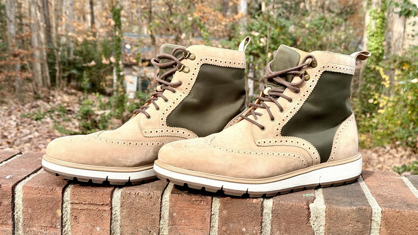 SWIMS Men’s Motion Wingtip Brogue Boots Size 11.5 New NWOT $298 MSRP