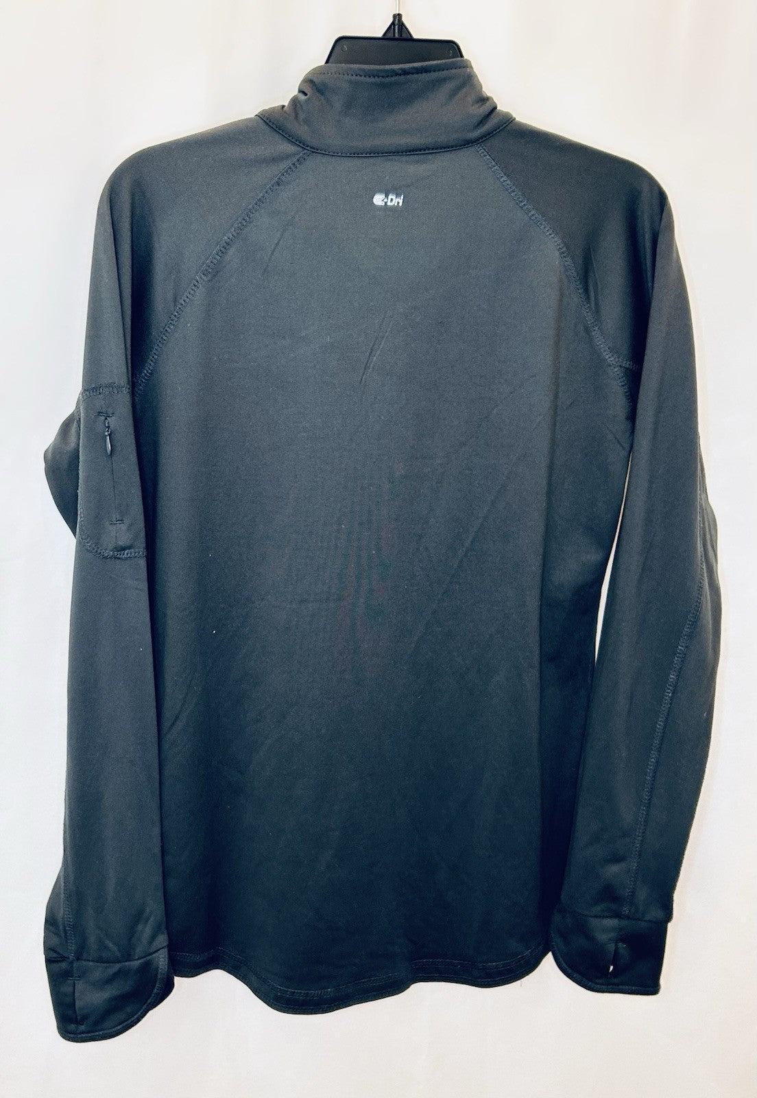 COLOSSEUM WOMEN Large Training Jogging C-DRI SHIRT 1/4 ZIP PULLOVER Grey L/S